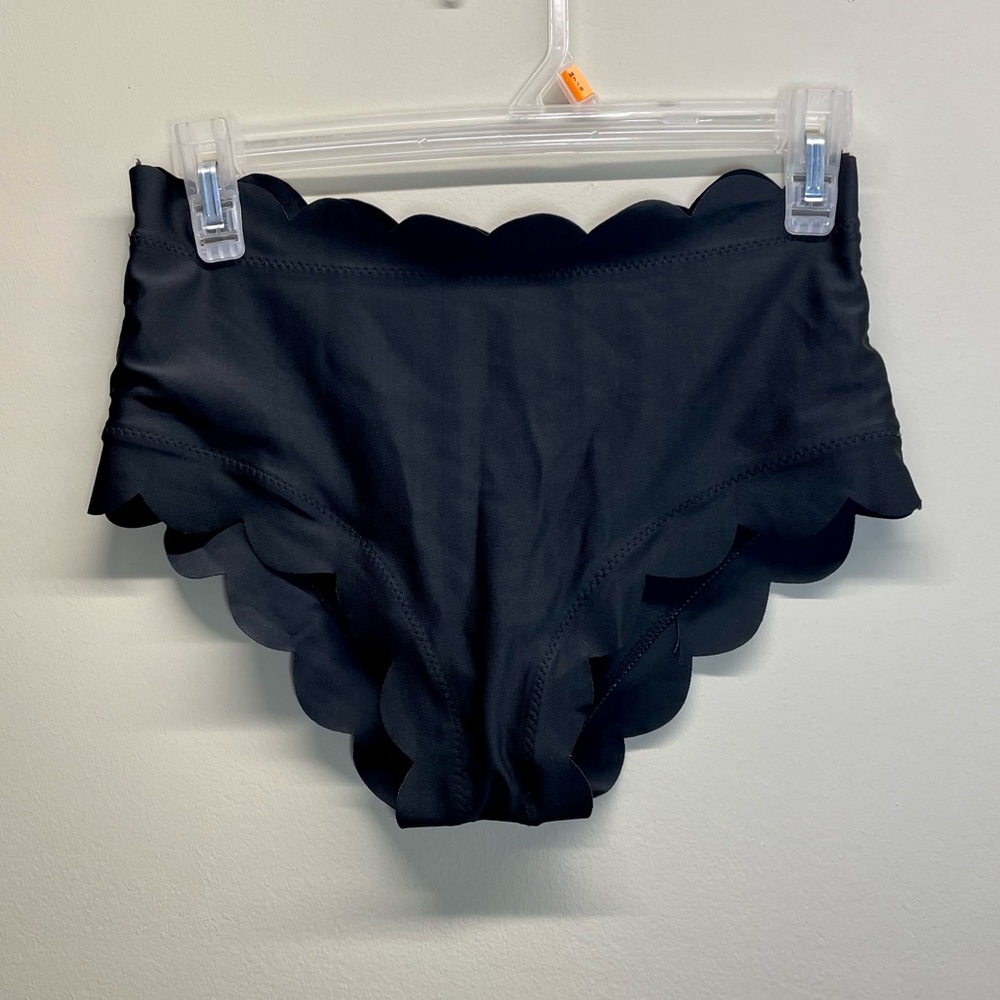 SHEIN Scallop High-Waisted Cheekster Bikini Bottom